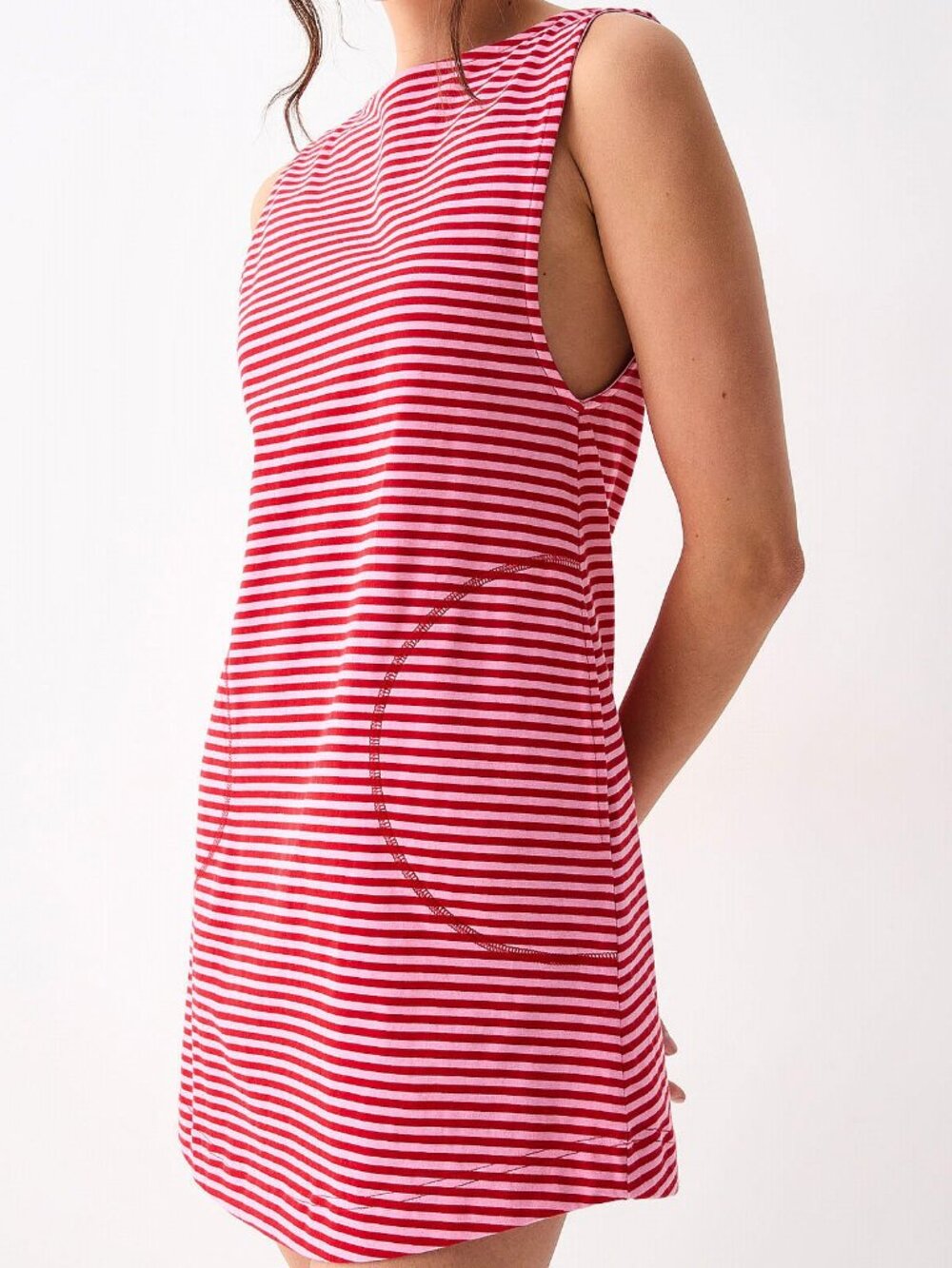 NWT Striped jersey dress 100% cotton